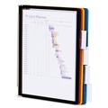 Desktop Organizers | Durable 555200 5 Panels VARIO Letter Wall Reference System - Assorted Borders and Panels image number 1