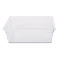 Just Launched | Rubbermaid Commercial FG330000CLR 12.5 Gallon 26 in. x 18 in. x 9 in. Plastic Food/Tote Boxes - Clear image number 0