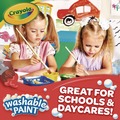 Acrylic & Tempera Paint | Crayola 54-2016-042 16 oz Washable Paint - Blue image number 4
