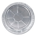 Food Trays, Containers, and Lids | Handi-Foil HFA 204700 7 in. 24 oz. Round Aluminum Container - Silver (500/Carton) image number 3