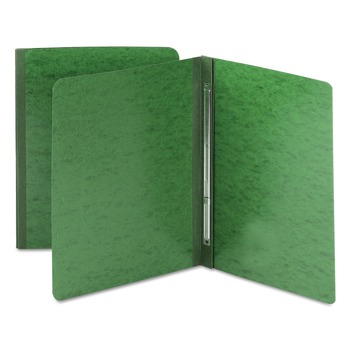 Smead 81452 8.5 in. x 11 in. 3 in. Capacity Two-Piece Prong Fastener Premium Pressboard Report Cover - Green