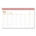 Notebooks & Pads | AT-A-GLANCE 1606705 17.75 in. x 11 in. 12-Month (Jan-Dec 2026) Workstyle Compact Deskpad - White Sheets/Pink Headband/Clear Corners image number 0