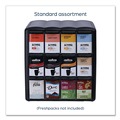 Desk Accessories & Office Organizers | FLAVIA 25200002 15.2 in. x 17.2 in. x 16.3 in. 12-Compartments Four Column Merchandiser - Black image number 6