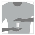 Cups and Lids | SOLO 374W-2050 4 oz Single-Sided Poly Paper Hot Cups - White (1000/Carton) image number 6