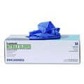 Disposable Gloves | Boardwalk 380MBXA 380 Series 4 mil Thick 9.5 in. Long Powder-Free Disposable General-Purpose Nitrile Gloves - Medium, Blue (100/Box) image number 2