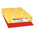 Copy & Printer Paper | Astrobrights 22553 24 lbs. Bond Weight 11 in. x 17 in. Color Paper - Re-Entry Red (1-Ream) image number 0