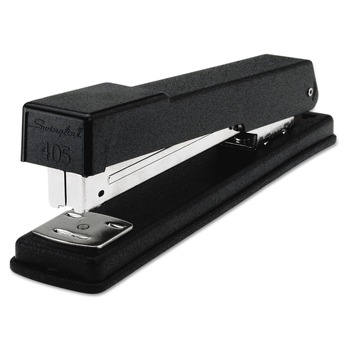 Swingline S7040501B 20-Sheet Capacity Light-Duty Full Strip Standard Stapler - Black