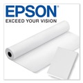 Copy & Printer Paper | Epson S041617 24 in. x 100 ft. 2 in. Core Enhanced Adhesive Synthetic Paper - Matte White image number 2