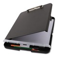 Clipboards | Universal UNV40319 1/2 in. Capacity Storage Clipboard with Pen Compartment - Black image number 1