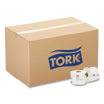 Tork 161990 2-Ply Septic Safe Universal Bath Tissue Roll with OptiCore - White (36/Carton)