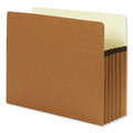 File Folders | Smead 73234 5.25 in. Expansion Drop Front File Pockets - Letter Size/Redrope (10/Box) image number 1
