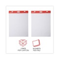 Notebooks & Pads | Universal UNV45600 27 in. x 34 in. Renewable Resource Sugarcane Based Easel Pads - Unruled, White (50 Sheets/Pad, 2 Pads/Carton) image number 3