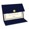 Frames | Geographics 47837 9.25 in. x 12.5 in. Tri-Fold Certificate Holder - Navy Blue (5/Pack) image number 0