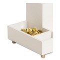 Desktop Organizers | U Brands 5217U03-12 Juliet 6.25 in. w x 6.25 in. d x 4.75h in. Compartment Cup - White image number 4