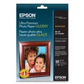 Photo Paper | Epson S041945 5 in. x 7 in. 11.8 mil Ultra Premium Photo Paper Glossy - Glossy White (20/Pack) image number 0