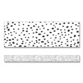 Back to School Sale | Carson-Dellosa 108495 3 in. x 3 ft. Dotted Straight Borders - Black/White (12/Pack) image number 0