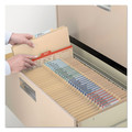 File Folders | Smead 19000 2 in. Expansion 2 Dividers 6 Fasteners Legal Size Six-Section Top Tab Classification Folders - Manila (10/Box) image number 5