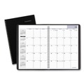 Notebooks & Pads | AT-A-GLANCE AY200 12 in. x 8 in. 14-Month (Jul 2025-Aug 2026) DayMinder Ruled Blocks Monthly Planner - Black Cover image number 1