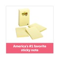 Notebooks & Pads | Post-it Notes 660-5PK 4 in. x 6 in. Original Note Ruled Pads - Canary Yellow (5/Pack) image number 5