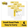 Project & Display Boards | Post-it Easel Pads Super Sticky 577SS-2PK 15 in. x 18 in. 20 Sheets Unruled Vertical-Orientation Self-Stick Easel Pads - White (2/Pack) image number 1