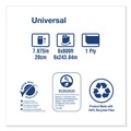 Paper Towels and Napkins | Tork RK8002 Universal 7.88 in. x 800 ft. 1-Ply Hand Towel Roll - Natural (6/Carton) image number 5