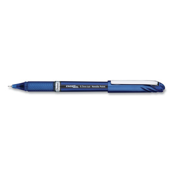 Pentel BLN25-C EnerGel NV Fine 0.5 millimeter Stick Gel Pen - Blue Ink/Barrel (1-Dozen)