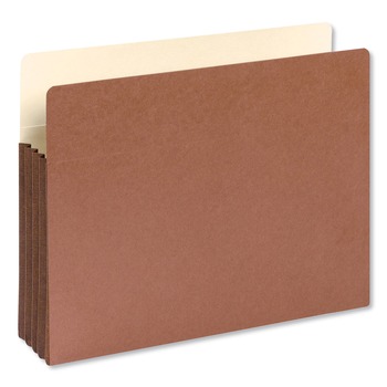 Smead 73264 3-1/2 in. Expansion Straight Tab File Pocket - Manila/Redrope (10/Box)
