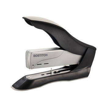 OFFICE AND OFFICE SUPPLIES | PaperPro 1300 Spring-Powered Premium Heavy-Duty Stapler with 100-Sheet Capacity - Black/Silver