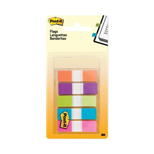 Page Flags | Post-it Flags 683-5CB2 Page Flags in Portable Dispenser - Assorted Brights (100/Pack) image number 0