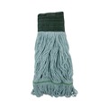 Mops | Boardwalk BWK1400MCT EchoMop with Looped-End Synthetic/Cotton Wet Mop Head - Medium, Blue (12/Carton) image number 0