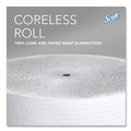  | Scott 07005 Essential 3.75 in. x 2300 ft. Septic Safe Coreless JRT - White (12 Rolls/Carton) image number 2