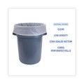 Trash & Waste Bins | Boardwalk K7663WCK 38 in. x 63 in. 60 Gallon 2.7 mil Industrial Drum Liners Rolls - Clear (50/Carton) image number 5