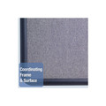 Bulletin Boards | Quartet 7694BE 48 in. x 36 in. Contour Fabric Bulletin Board - Light Blue Surface/Navy Blue Plastic Frame image number 7
