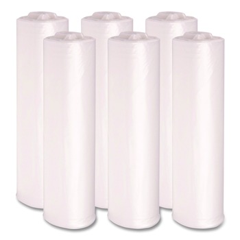 Boardwalk V8046ENKR01 40 in. x 46 in. 45 gal. 19 mic High-Density Can Liners - Natural (150/Carton)