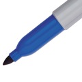 Permanent Markers | Sharpie 30003 Fine Bullet Tip Permanent Marker - Blue (1-Dozen) image number 4