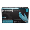 Disposable Gloves | Ammex INPF48100 5 mil Industrial Powder-Free Nitrile Gloves - X-Large, Blue (1000/Carton) image number 2