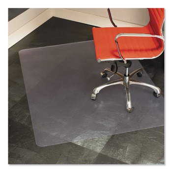 ES Robbins 132321 46 in. x 60 in. Heavy Use Rectangular EverLife Chair Mat for Hard Floors - Clear