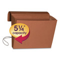 File Folders | Smead 71186 5.25 in. Expansion Letter Size 1 Section Elastic Cord Closure Extra-Wide Expanding Wallets - Redrope image number 1