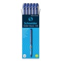 Pens | Schneider 151203 1.4 mm Slider Basic Ballpoint Stick Pen - Extra-Bold/Blue Ink/Blue Barrel (10/Box) image number 0