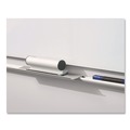 White Boards | Iceberg 31160 Clarity 72 in. x 36 in. Glass Dry Erase Board with Aluminum Trim - White Surface image number 3