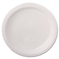  | Chinet 81209 9 in. Heavyweight Plastic Plates - White (125/Pack, 4 Packs/Carton) image number 1