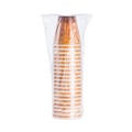 Just Launched | Dart 12U16ESC 12 oz. Fusion Escape Foam Hot/Cold Cups - Brown/Black (1000/Carton) image number 1