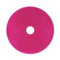 Cleaning & Janitorial Accessories | Boardwalk BWK4021RED 21 in. Diameter Buffing Floor Pads - Red (5/Carton) image number 1