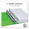 Binders | Samsill U86878 Earth's Choice Plant-Based Economy 11 in. x 8.5 in. 3-Ring View Binders with 3 in. Capacity - Lime (2/Pack) image number 1