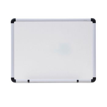 Universal UNV43722 24 in. x 18 in. Modern Melamine Dry Erase Board - White Surface, Aluminum Frame