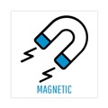 White Boards | MasterVision CLK030203 11 in. x 14 in. Magnetic Dry Erase Board - White Surface/Plastic Frame image number 2