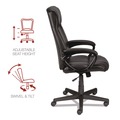 Office Chairs | Alera ALEDB41B19 17.5 in. - 21.3 in. Seat Height Dalibor Series Manager Chair Supports Up to 250 lbs. - Black image number 5