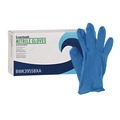 Disposable Gloves | Boardwalk 395SCTA 5 mil Disposable Powder-Free Nitrile Gloves - Small, Blue (1000/Carton) image number 1
