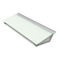 White Boards | Quartet GDP186 18 in. x 6 in. Glass Dry Erase Desktop Computer Pad - White Surface image number 1