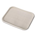  | Chinet 20804 14 in. x 18 in. Savaday Rectangular Molded Fiber Food Trays - White (100/Carton) image number 2